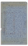 Hunter S. Thompson Autograph Letter Twice-Signed -- ''...'The People' are a myth. They are their own enemies - life is a bread riot...''